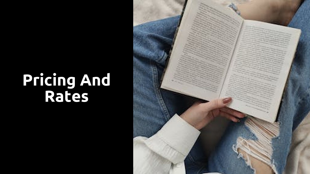 Pricing and Rates