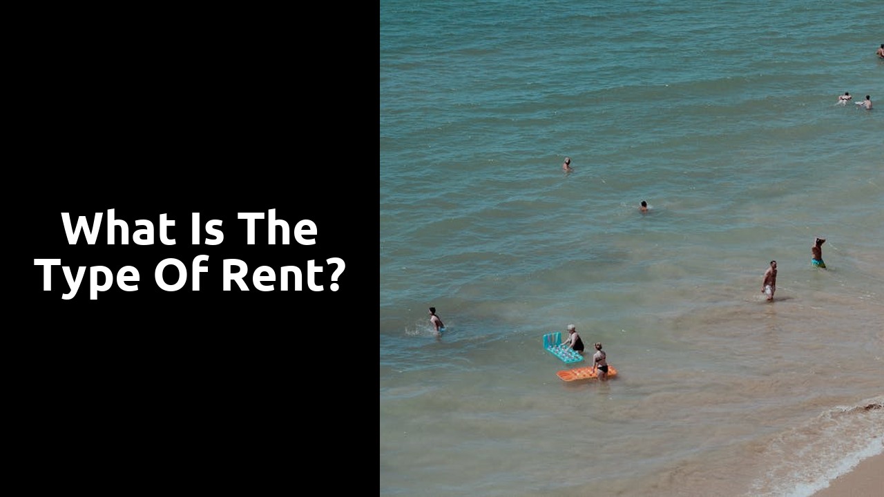 What is the type of rent?